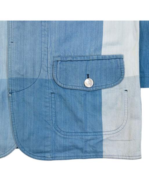 Vintage 90s Hai Sporting Gear By Issey Miyake Denim Jacket Size L, 5 of 7