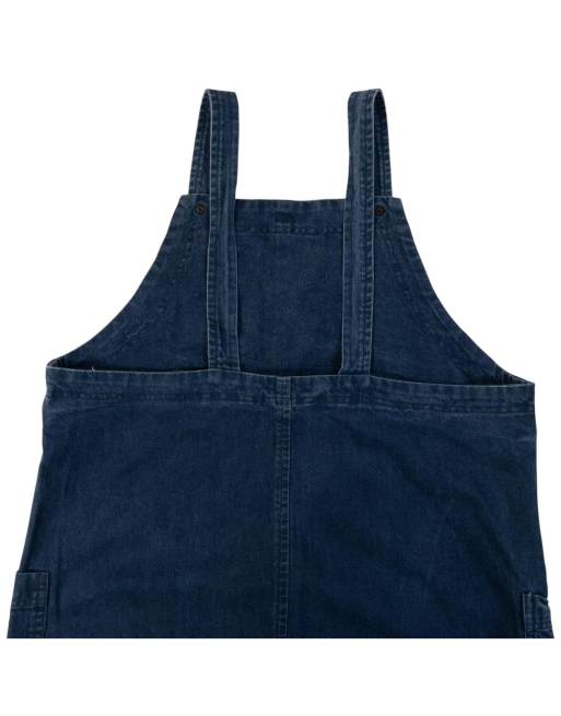 Vintage 90s Hai Sporting Gear By Issey Miyake Denim Pinafore Dress Size M, 3 of 7