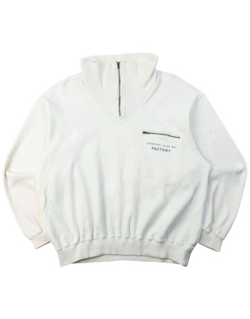 Vintage 90s Hai Sporting Gear By Issey Miyake Q Zip Sweatshirt Size XS