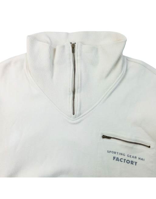 Vintage 90s Hai Sporting Gear By Issey Miyake Q Zip Sweatshirt Size XS, 3 of 4