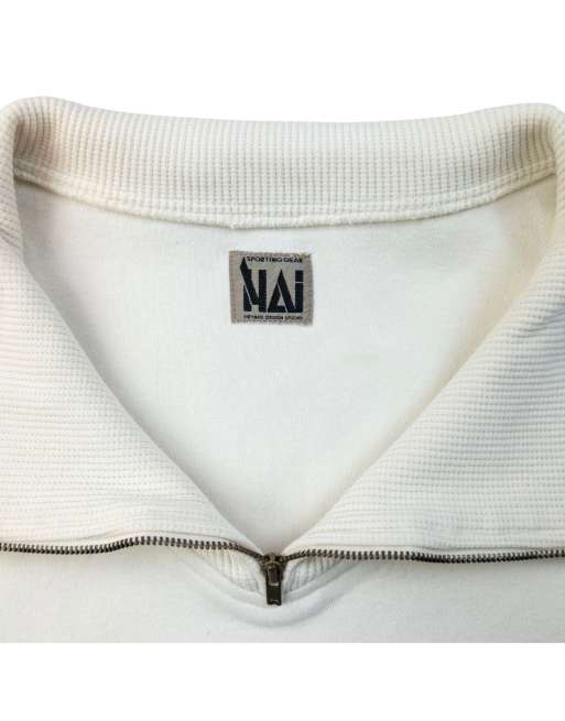 Vintage 90s Hai Sporting Gear By Issey Miyake Q Zip Sweatshirt Size XS, 4 of 4