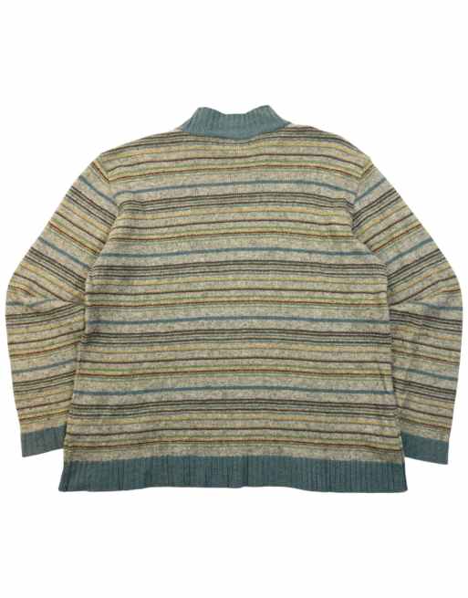 Vintage 90s Hai Sporting Gear By Issey Miyake Striped Wool Jumper Size M, 2 of 4