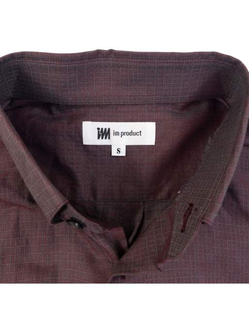 Vintage 90s Issey Miyake Checkered Long Sleeve Button Up Shirt Size S, 3 of 6