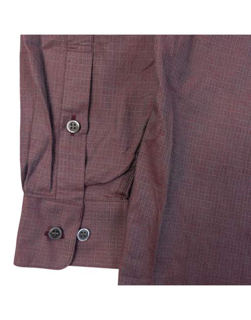 Vintage 90s Issey Miyake Checkered Long Sleeve Button Up Shirt Size S, 4 of 6