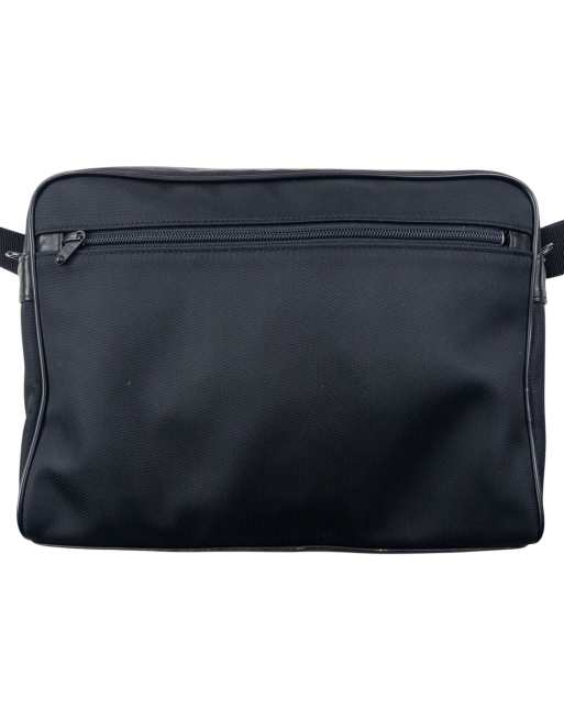 Vintage 90s Issey Miyake Crossbody Messenger Bag in Black | ASOS