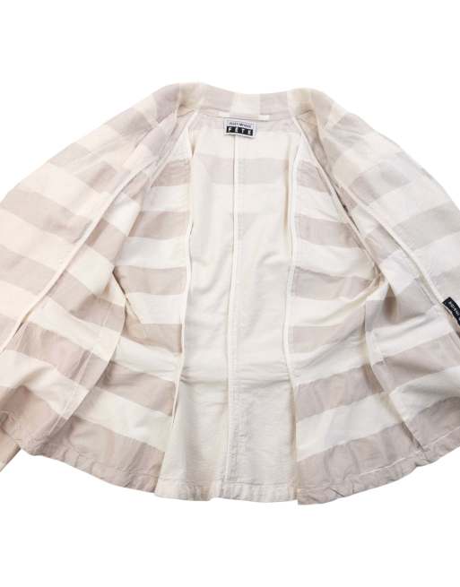 Vintage 90s Issey Miyake Fete Striped Jacket Size M, 4 of 4
