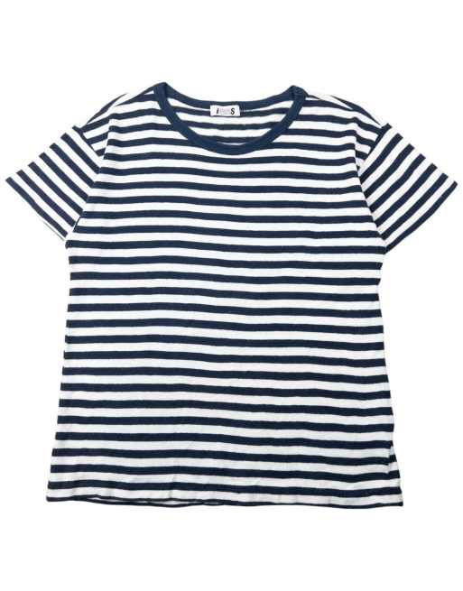 Vintage 90s Issey Miyake I.S. Striped T Shirt Size S