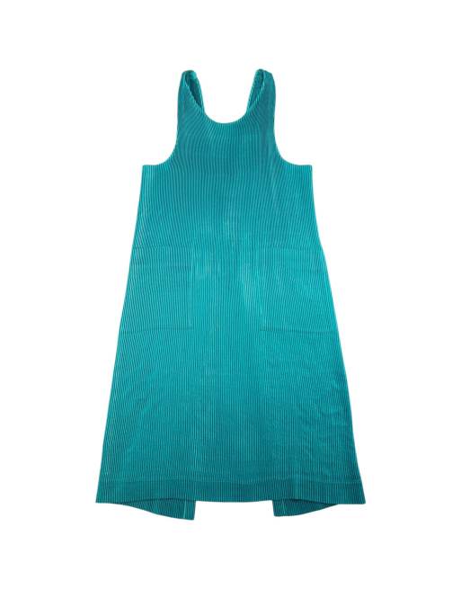 Vintage 90s Issey Miyake Pleated Longline Vest Dress Size L, 2 of 4
