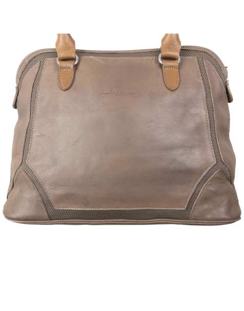 Vintage 90s Jean Paul Gaultier Leather Mesh Handbag - view 1