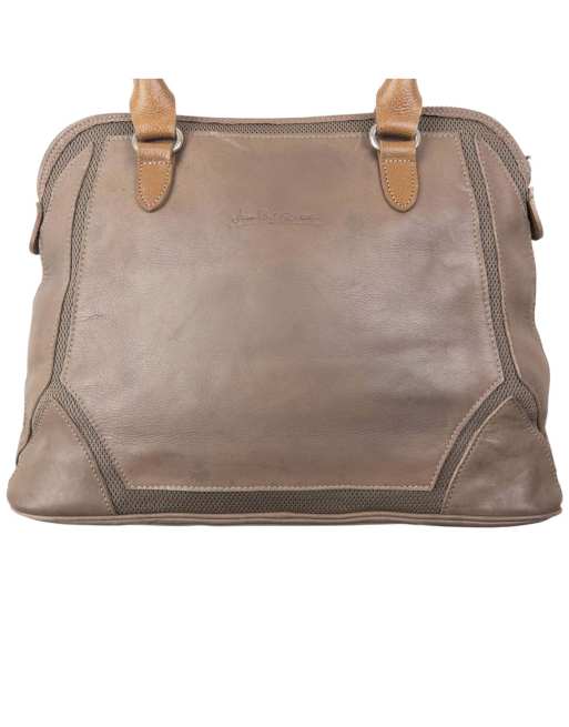 Vintage 90s Jean Paul Gaultier Leather Mesh Handbag
