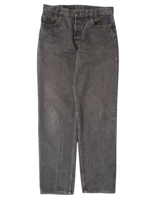 Vintage 90s Levis 701 student size W30 L30 jeans in grey