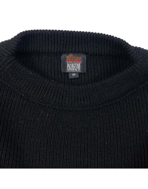 Vintage 90s Marithe + Francois Girbaud Ribbed Wool Knit Jumper Size S, 3 of 5