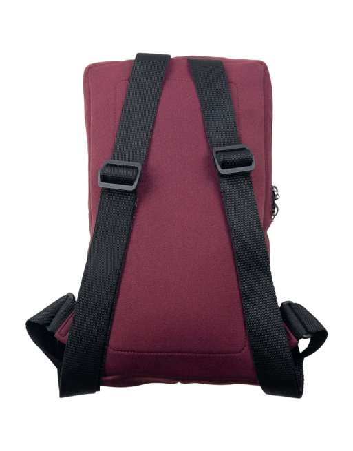 Vintage 90s Miu Miu Neoprene Backpack in Maroon | ASOS
