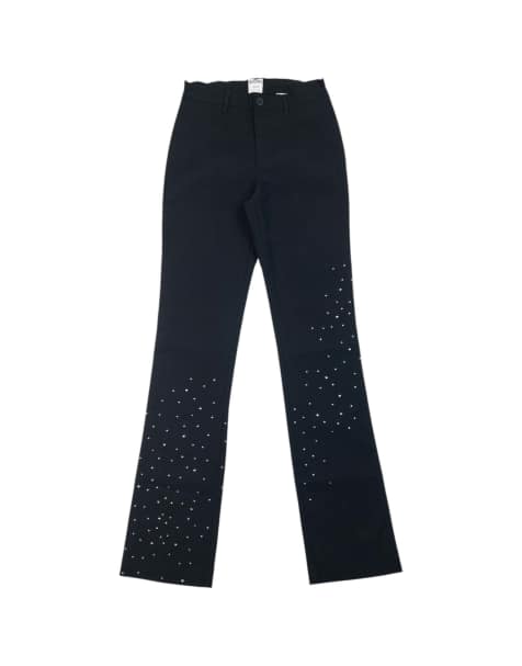 Vintage 90s Moschino Jeans Diamanté Trousers Size W28 - view 1
