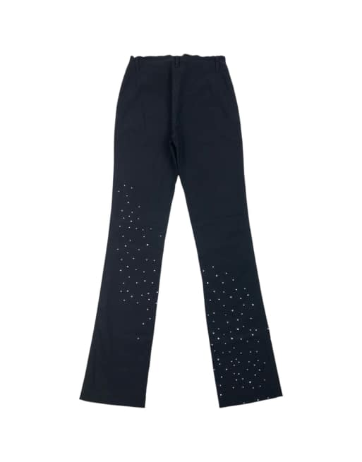 Vintage 90s Moschino Jeans Diamanté Trousers Size W28, 2 of 7