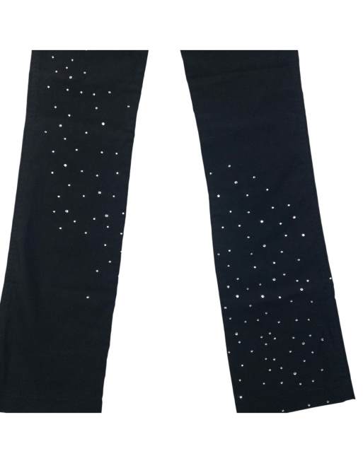 Vintage 90s Moschino Jeans Diamanté Trousers Size W28, 6 of 7