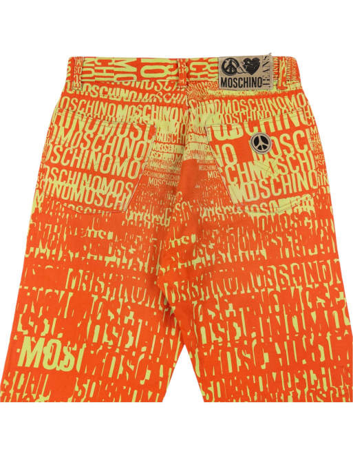 Vintage 90s Moschino Jeans Logo Text Print Trousers Size W29, 4 of 7