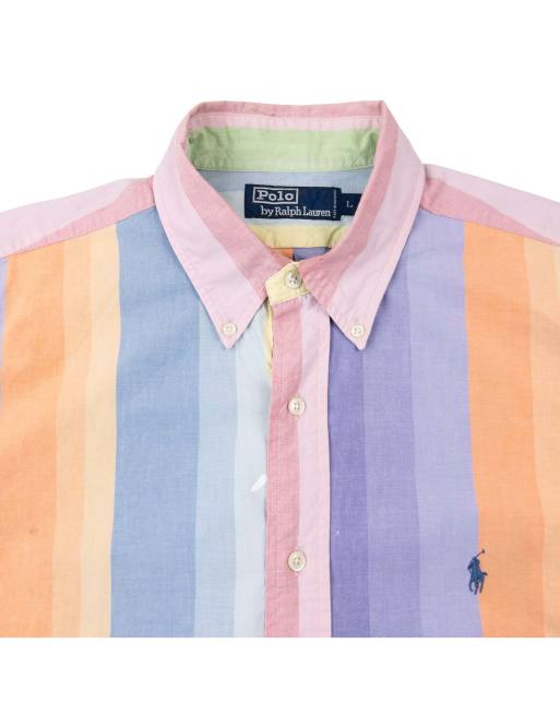 Vintage 90s Polo Ralph Lauren Striped Long Sleeve Button Up Shirt
