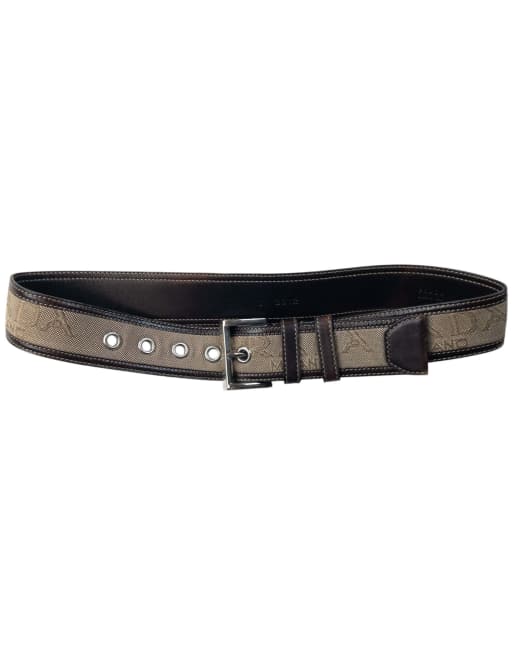 Vintage 90s Prada Leather Belt Size W26
