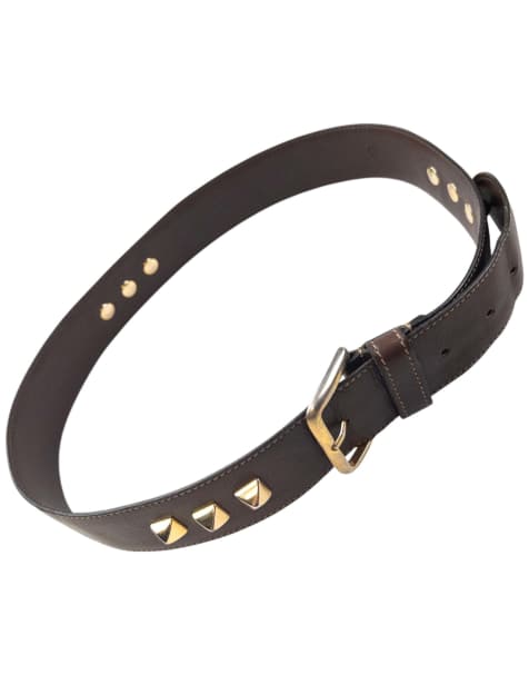 Vintage 90s Prada Studded Leather Belt Size M - view 1