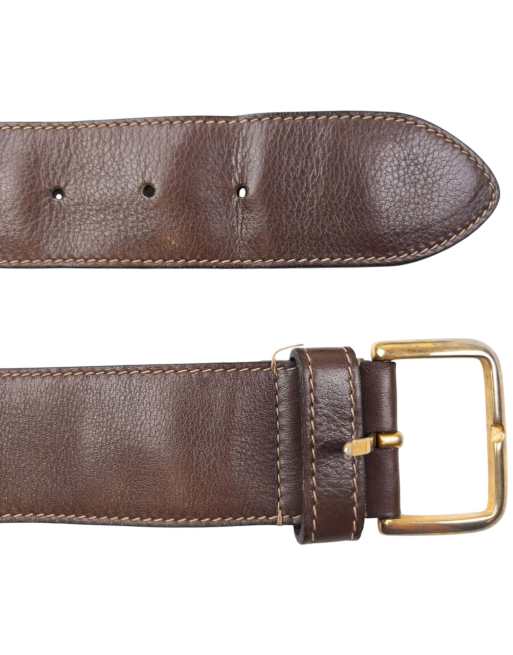 Vintage 90s Prada Studded Leather Belt Size M | ASOS