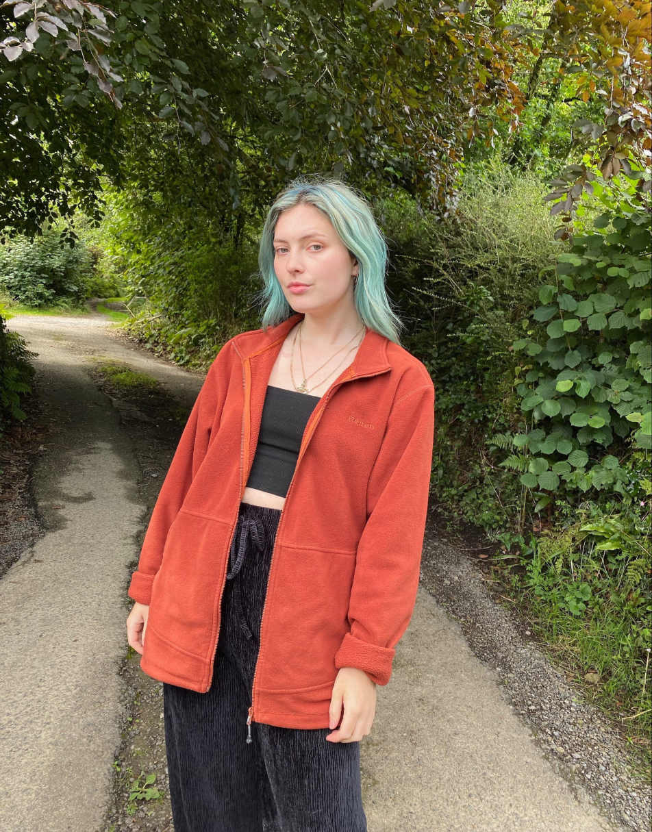 Vintage 90s Rohan Size L Fleece in Burnt Orange 1