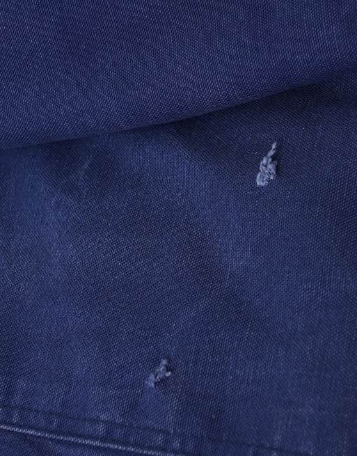 Vintage 90s size XL workwear jacket in navy, 3 of 4
