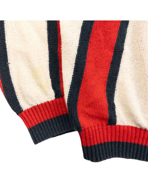 Vintage 90s Valentino Striped Jumper Size M, 4 of 4