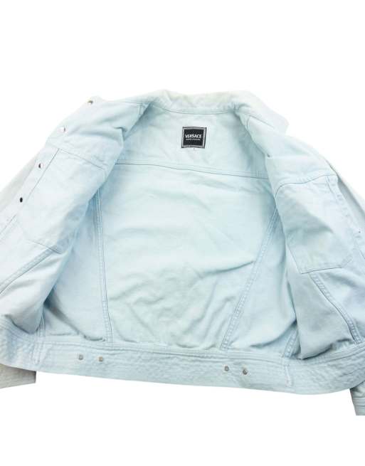 Vintage 90s Versace Jeans Couture Button Up Denim Jacket Size S, 4 of 4