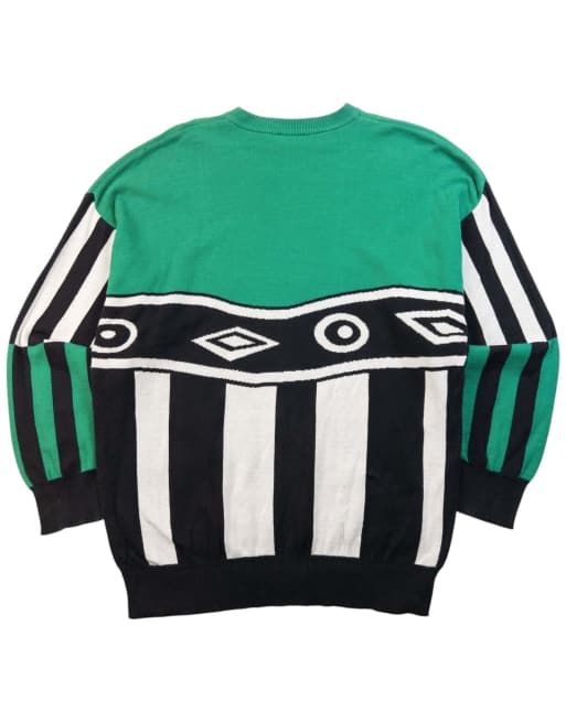 Vintage 90s Versace V2 Pattern Jumper Size S, 2 of 4