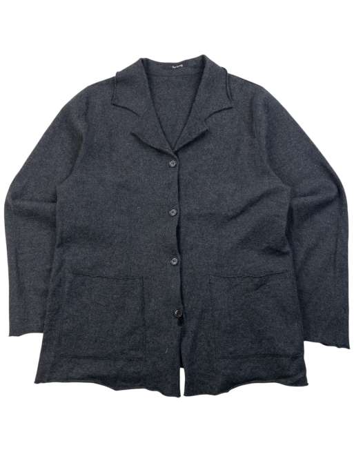 Vintage 90s Yohji Yamamoto Button Up Wool Jacket Size M