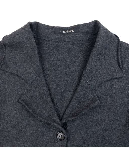 Vintage 90s Yohji Yamamoto Button Up Wool Jacket Size M, 3 of 4