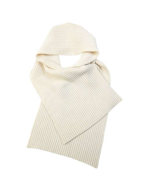 Vintage 90s Yohji Yamamoto Ribbed Knit Scarf