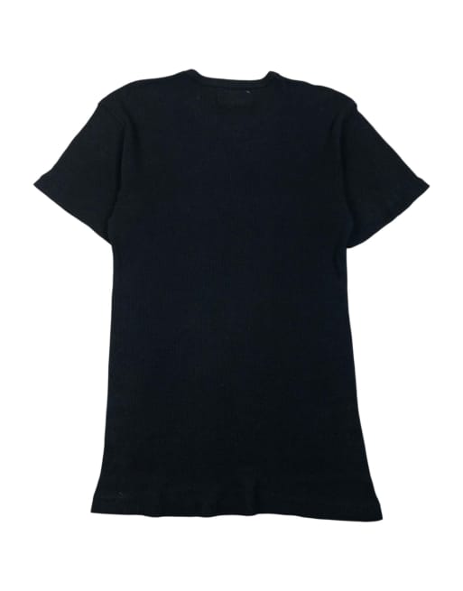 Vintage 90s Yohji Yamamoto Ribbed T Shirt Size M, 2 of 4