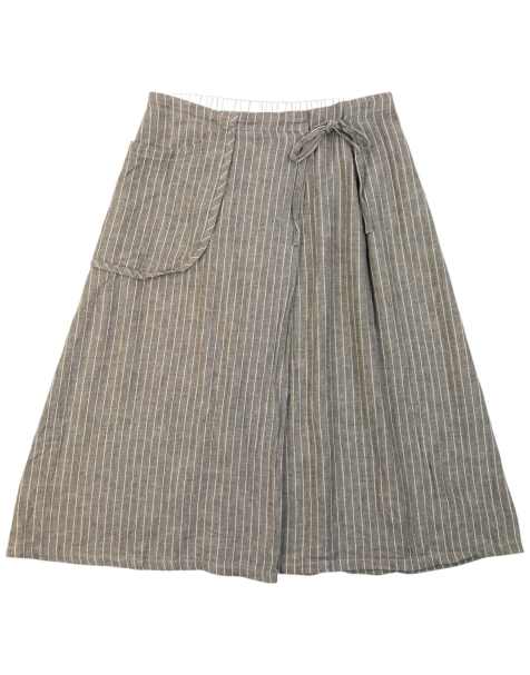 Vintage 90s Yohji Yamamoto Striped Skirt Size M - view 1