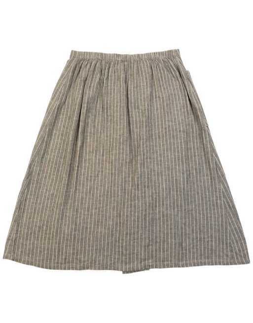 Vintage 90s Yohji Yamamoto Striped Skirt Size M, 2 of 6