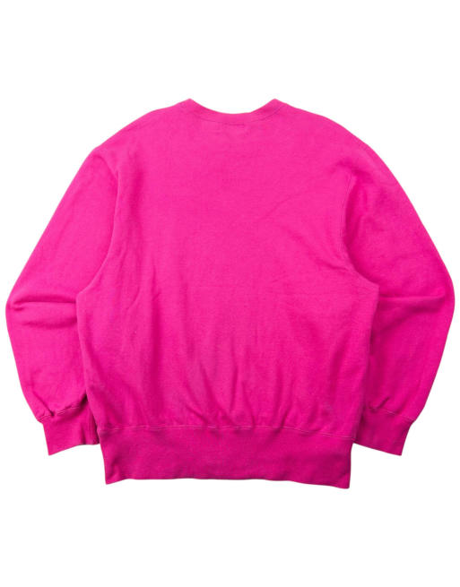 【希少】イブサンローラン YSL Vintage スウェット ピンク Mサイズ Vintage 90s YSL Yves Saint Laurent Embroidered Sweatshirt Size M