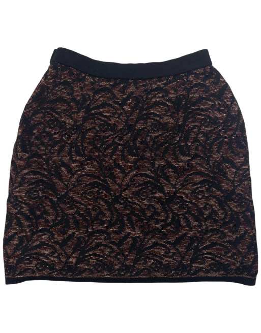 Vintage 90s YSL Yves Saint Laurent Knit Mini Skirt Size S, 2 of 4
