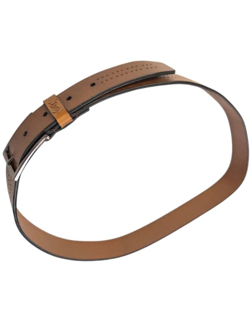 Vintage 90s YSL Yves Saint Laurent Leather Belt Size XL, 4 of 4