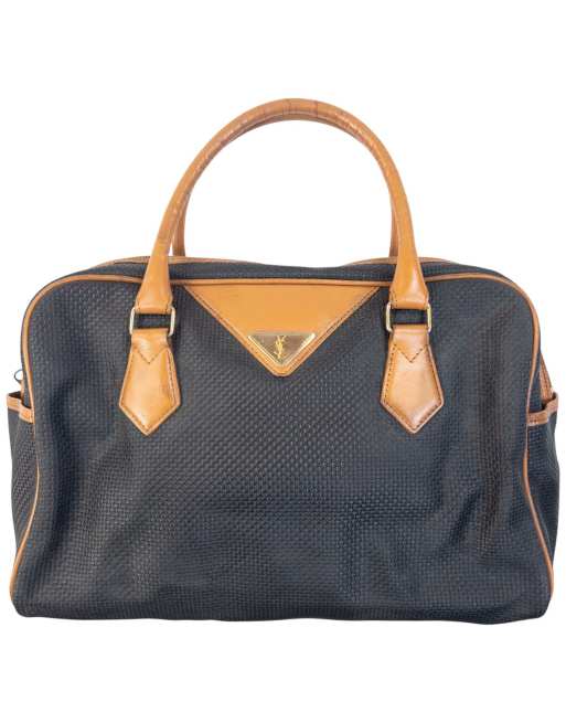 Vintage 90s YSL Yves Saint Laurent Leather Handbag, 1 of 7