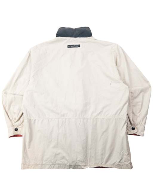 Vintage 90s YSL Yves Saint Laurent Reversible Jacket Size XL in