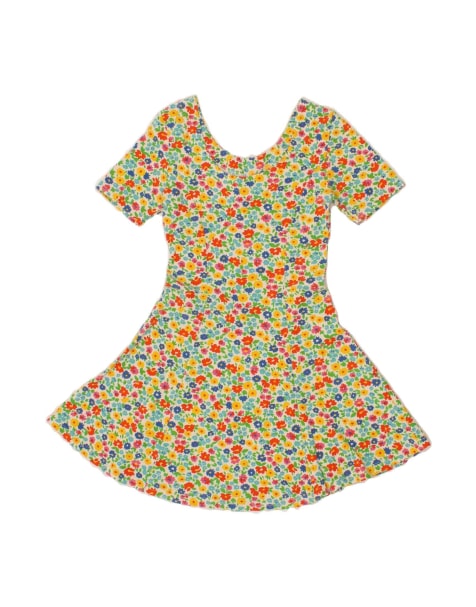 Vintage A-line Dress UK 4 XS In Multicoloured Floral - view 1