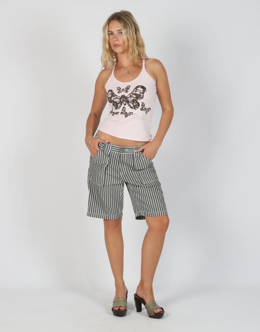 Vintage A-Style M woven shorts in charcoal grey