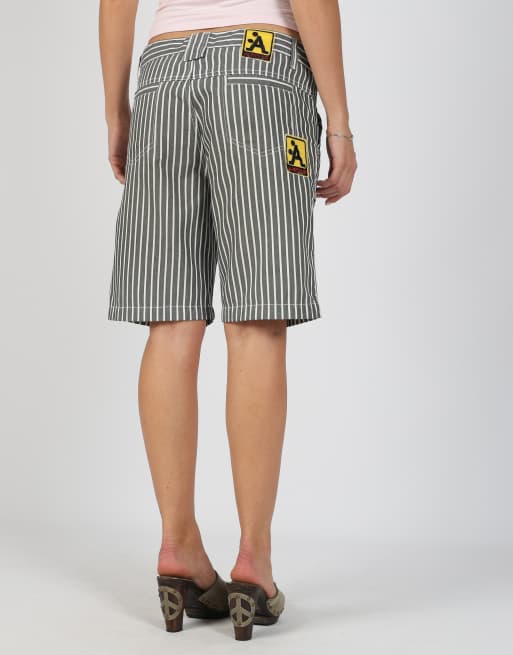 Vintage A-Style M woven shorts in charcoal grey, 4 of 4