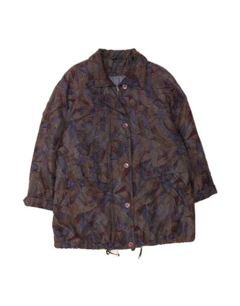 Vintage Abstract Pattern Windbreaker Jacket UK 22 3XL In Multicoloured - view 1