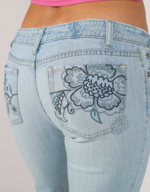 Vintage Aeropostale S flare jeans in blue, 4 of 4