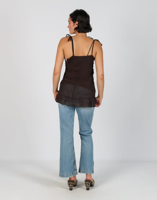 Vintage Aeropostale S flare jeans in blue, 3 of 4