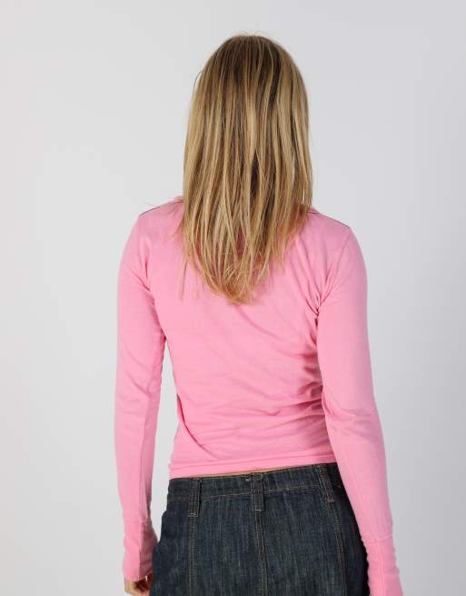 Vintage Aeropostale S long sleeve top in pink, 2 of 4