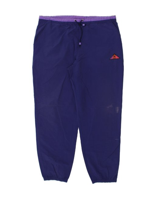 Vintage Aesse Size 2XL Tracksuit Trousers Joggers in Blue
