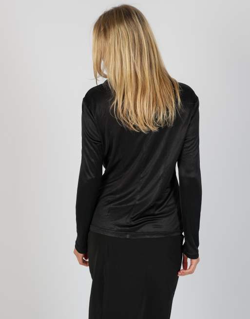 Vintage Aloha M shirt in black, 2 of 4